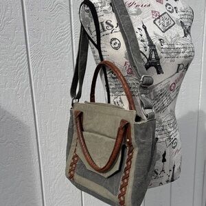 Myra Recycled Tent Canvas Bag
